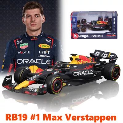 BBURAGO 1:43 2023 Red Bull RB19 FORMULA F1 Max Verstappen Model CAR #1 • $15.99