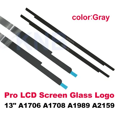 LCD Screen Bezel Front Logo Glass Cover Gray For MacBook Pro 13  A1706 A1708 • $9.76