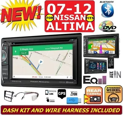 FITS ALTIMA 07 08 09 10 11 12 GPS NAVIGATION DVD BLUETOOTH Car Stereo Radio  • $279.99