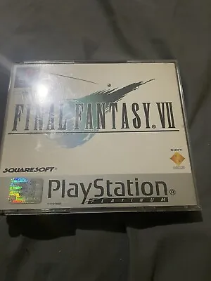 £19.99 • Buy 💥 Final Fantasy Vii (7)sony Playstation 1 Platinum 3 Discs - Boxed + Manual Ps1