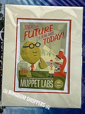 WDI MOG The Muppets Lab Beaker & Bunsen Honeydew 14 X 18” Deluxe Print • $89.95