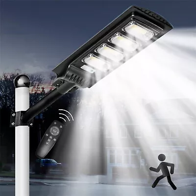 9900000 LM LED Solar Street Light Commercial Dusk To Dawn Outdoor Road Wall Lamp • £20.79