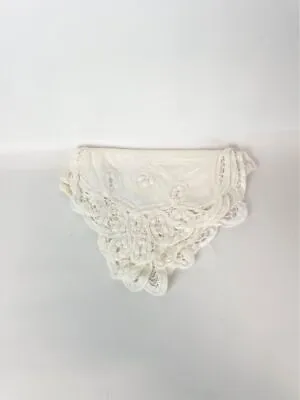 Vintage White Lace And Cotton Roll Bread Basket Liner • $10