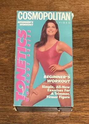 Cosmopolitan Video Tonetics Workout Series - Beginner's Workout VHS 1990 Vintage • $4.97