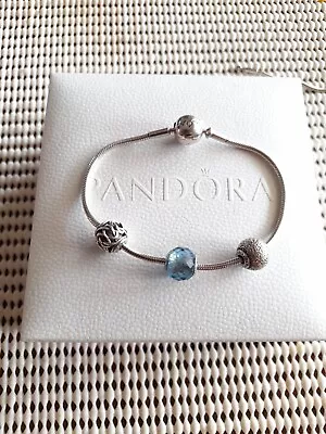 Pandora Essence Bracelet With 3 Charms. All Retired.  • $140