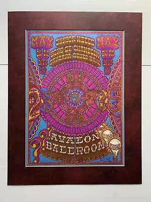 $320.32 • Buy Santana Blues Band Concert Poster Bill Henry  San Francisco  1968 FD #119 Sig...