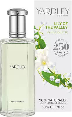 Yardley Of London Lily Of The Valley EDT/ Eau De Toilette Perfume For Her 50ml • £11.73