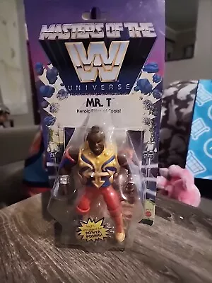 Masters Of The WWE Universe - MR. T - Heroic Pitier Of Fools! SEALED 2020 Mattel • $50