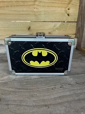 Batman Logo Vaultz Locking Supply Pencil Box No Keys Black 5 X 2.5 X 8.5  • $0.99