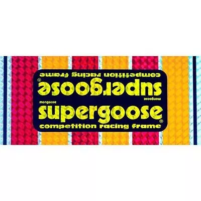 Mongoose - 1983 Supergoose - Prism Decal Set - Old School Bmx • $55