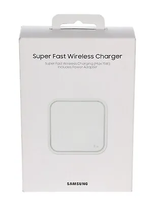 Samsung 15W Single Fast Wireless Charger With TA White EP-P2400TWEGUS • $14.95