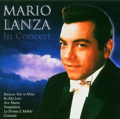 Mario Lanza In Concert - CD & Insert Only No Case • £2