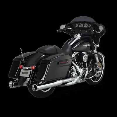 Vance & Hines Monster Round Slip-Ons Chr • $760.40