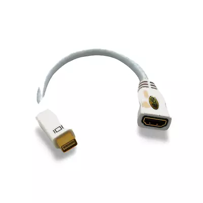 4in Mini DVI To HDMI Video Adapter Converter Male To Female - White • $2.95