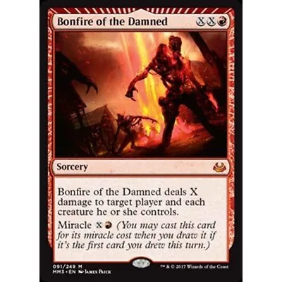 MTG - Bonfire Of The Damned Modern Masters 2017 • $3.79