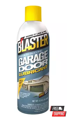 9.3 Oz. Premium Silicone Garage Door Lubricant Spray-Quiets Noisy Operation • $10.75