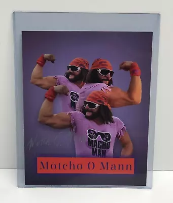 Motcho O Mann Hand Signed 8 X 10 Photo Macho Man Impersonator • $12