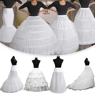 Wedding Petticoat/Bridal Hoop Hoopless Crinoline/Prom Underskirt/Fancy Skirt NEW • £12.94