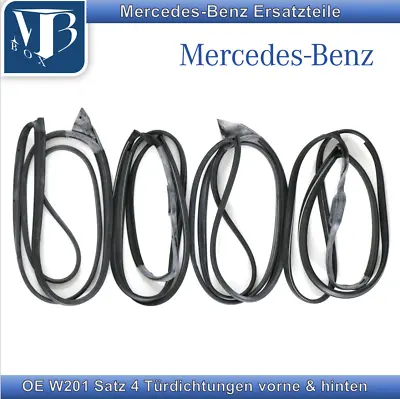 Mercedes W201 190 190E 190D Set 4 Door Gaskets Original Herstellerqualität • $358.26