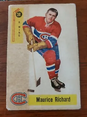 1958-59 Parkhurst Maurice Richard Canadiens De Montréal #38 • $218.74