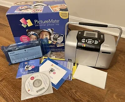 EPSON PictureMate Personal Photo Lab Inkjet Printer Deluxe Viewer C11C618001 • $79.99