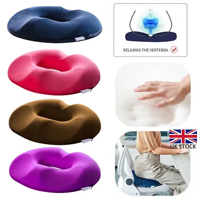 Orthopaedic Seat Memory Foam Cushion Tail Bone Coccyx Pain Relief Donut Pillow • £10.77