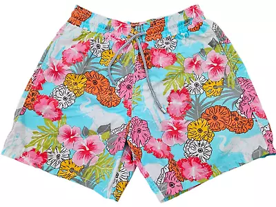 Vilebrequin Men's Large Tropical Floral Print Moorea Swim Trunks/Shorts • $55.49