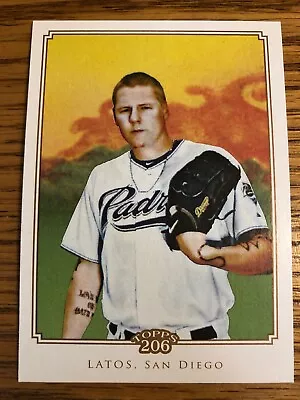 Mat Latos 2010 Topps 206 Padres Card #128   *2968* • $1.69