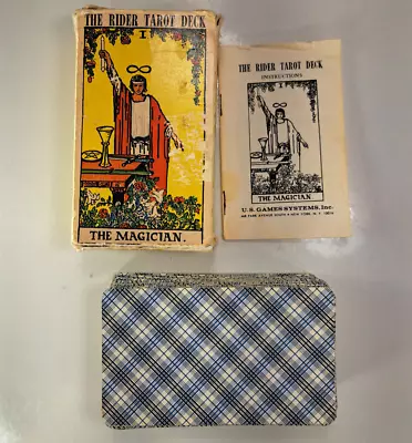 1971 Rider Waite Tarot Vintage Complete Deck No Barcode 8th Printing WR78 • $149.95