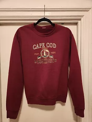 Vintage Cape Cod Massachusetts Jerzees Sweatshirt USA 90s Women's Medium • $12