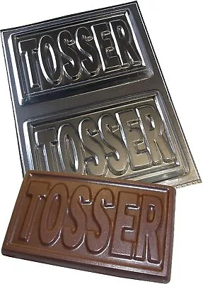 Dennycraftmoulds Tosser Large Chocolate Bar Moulds Reusable Plastic Molds Make  • £10.02