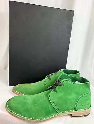 EU 42 US 9 NIB Dsquared2 Mens Green Nubuck Chukka Lace Up Shoes Boots Ankle • $79.99