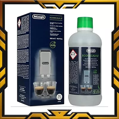 $38.99 • Buy DeLonghi EcoDecalk Natural Descaler For Coffee Machines 500ML DLSC500 GENUINE