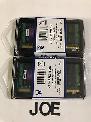 4GB 2x 2GB Kit Dell Latitude D520 D531 D610 D620 D630 D631 D820 Memory • $18.70