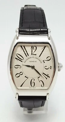 $8798.83 • Buy Vacheron Constantin 1912 Les Historiques Tonneau Collection 18K White Gold Watch
