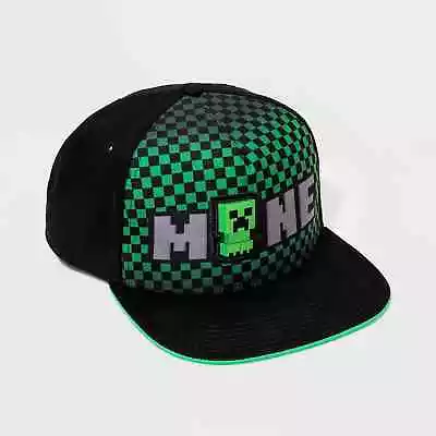 Boys' Minecraft Hat Cap Black Youth Size OSFM • $11.95