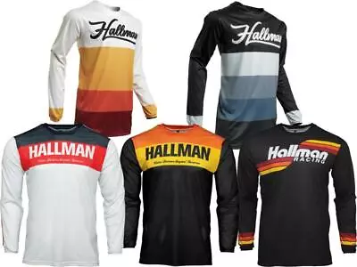 Thor MX Hallman Horizon Jersey Motocross ATV Riding Shirt Gear Vintage AHRMA • $59.93