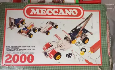 Vintage Meccano 2000 Construction Set Classic Meccano (A5) • £5