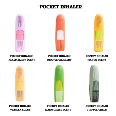 New !! Pastel Pocket Inhaler The Lid Is Not Lost Easy To Carry Light Scent Fresh • $14.99