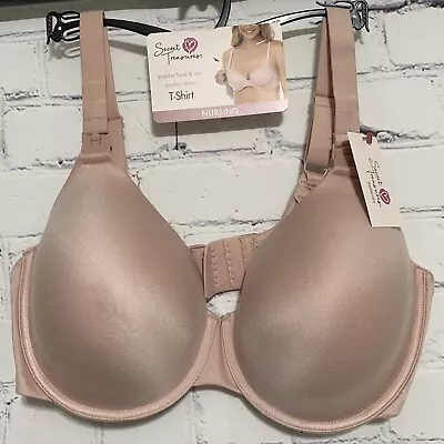 Secret Treasures Women’s Nursing T-Shirt Bra Pink 40DD NWT • $8.80