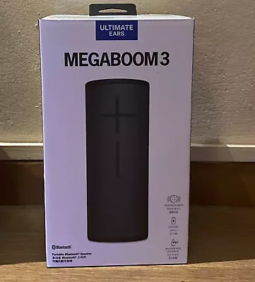 Ultimate Ears MEGABOOM 3 Portable Bluetooth Speaker (Night Black) 984-001414 • $274.99