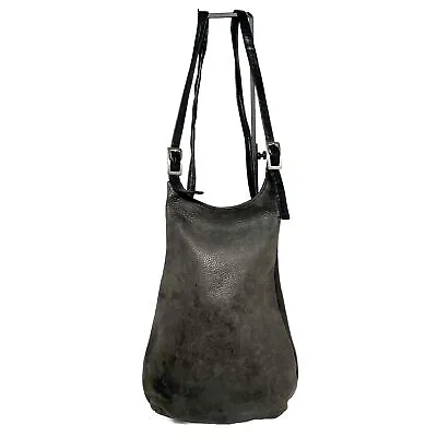 Vintage Libaire USA Small Leather Backpack Gray • $47.60