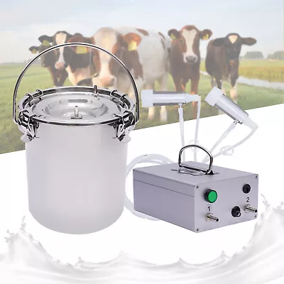 5L 110V PlugIn Milking Pump Portable Electric Sheep Goat Milking Machine • $105