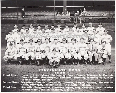 $4.93 • Buy 1939 Cincinnati Reds World Series 8x10 Team Photo Picture Lombardi Joost