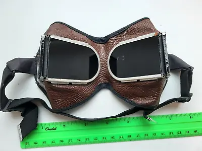 Vintage Eyewear Glasses USSR Welder Goggles Black Color • $16