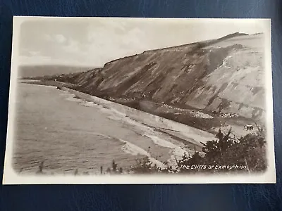 £2.99 • Buy Vintage Postcard The Cliffs Exmouth Devon 