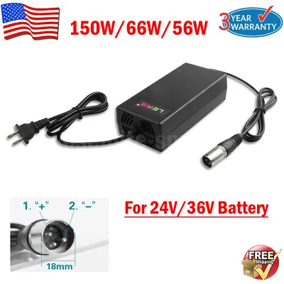 24V 44V Electric Scooter Battery Charger For Jazzy Power Chair Schwinn Bladez • $12.39