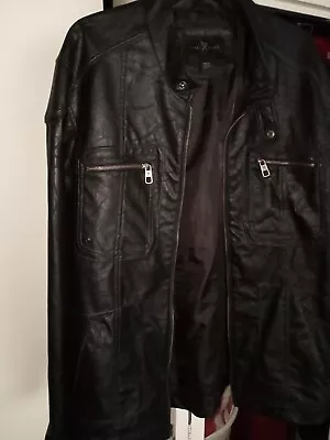 Marc Ecko Leather Biker Jacket XL • $100