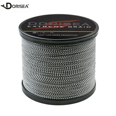 Dorisea Extreme Braid 100m~2000m Pe Black&White Spot Line Braided Fishing Line • $14.85