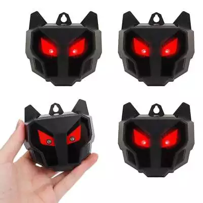 2/4Pcs Solar Predator Guard Light Red LED Deterrent Light Night Animal Repellers • $15.29